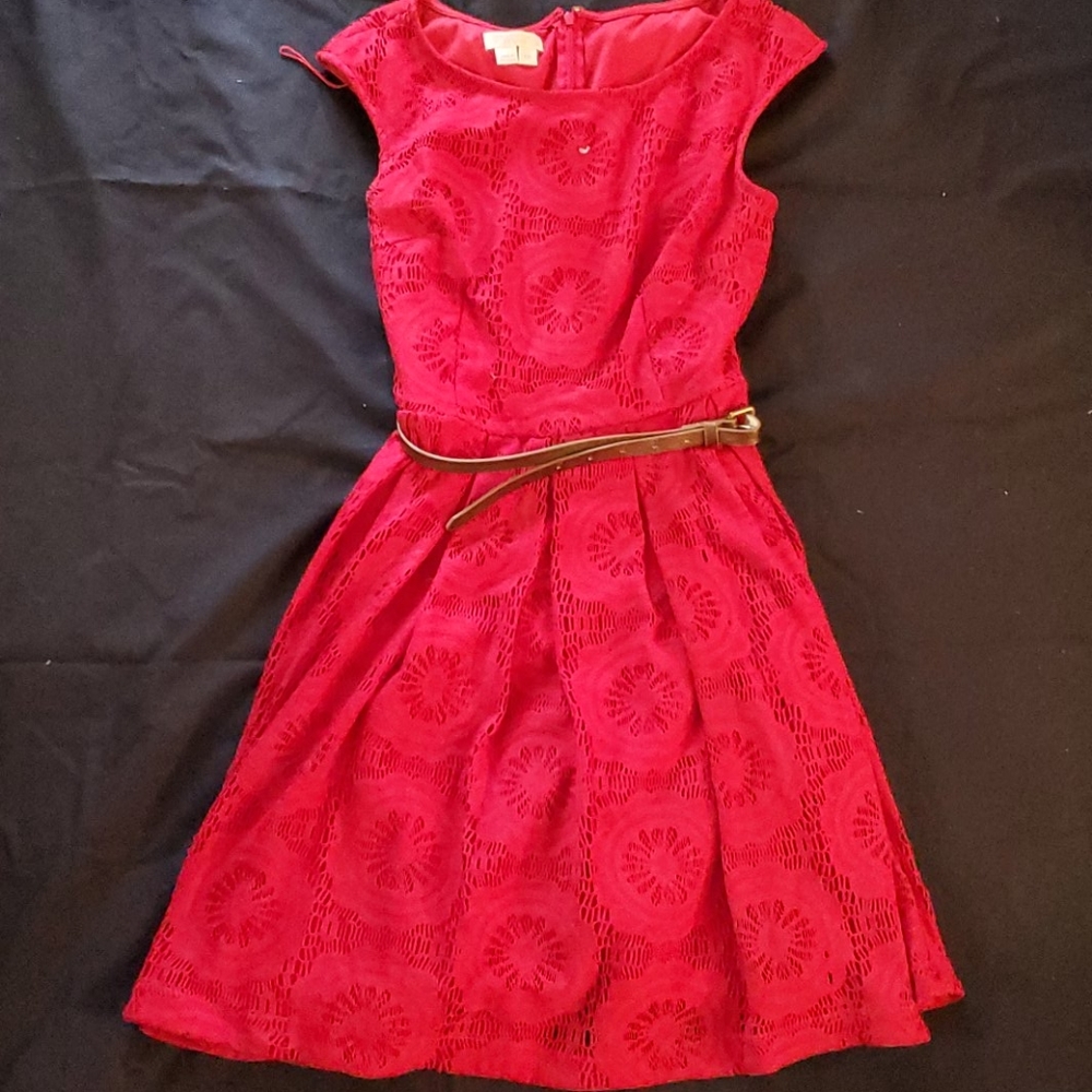 Petite Red Dress